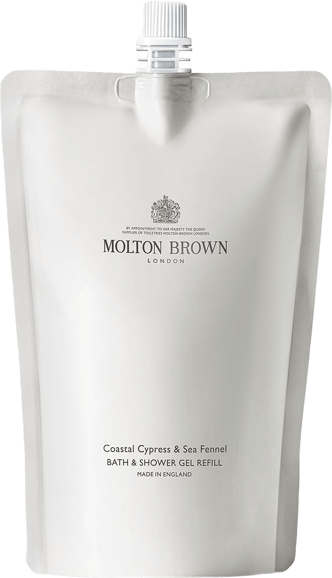 Coastal Cypress & Sea Fennel Bath & Shower Refill, från Molton Brown.