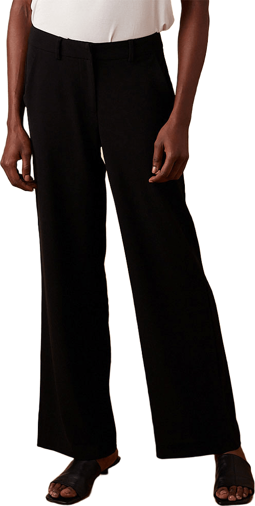 Ingrid Stretch Crepe Trousers, från Marville Road, i färgen Black.