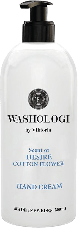 Hand Cream Desire 500 ml 1pc, från Washologi, i färgen Vit.