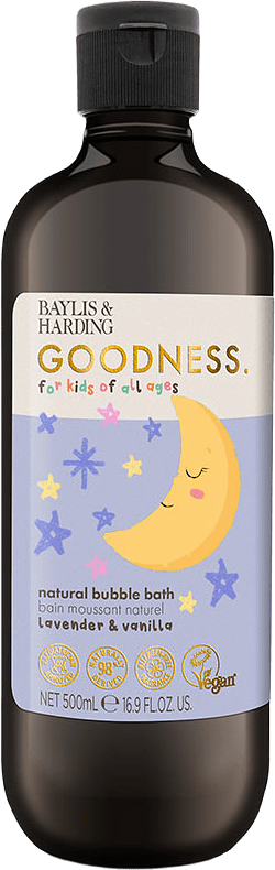 Goodness Kids Lavender & Vanilla 
Bubble Bath, från Baylis & Harding.