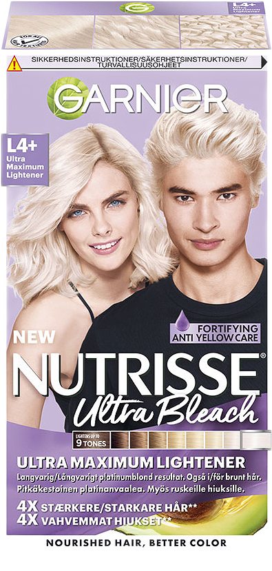 Nutrisse Cream Permanent Nourishing Hair Color, från Garnier, i färgen Ultra Light Bleach.