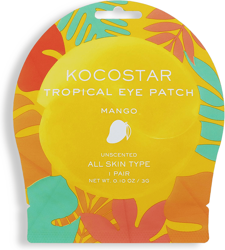 KOCOSTAR Tropical Eye Patch Mango 1 pair