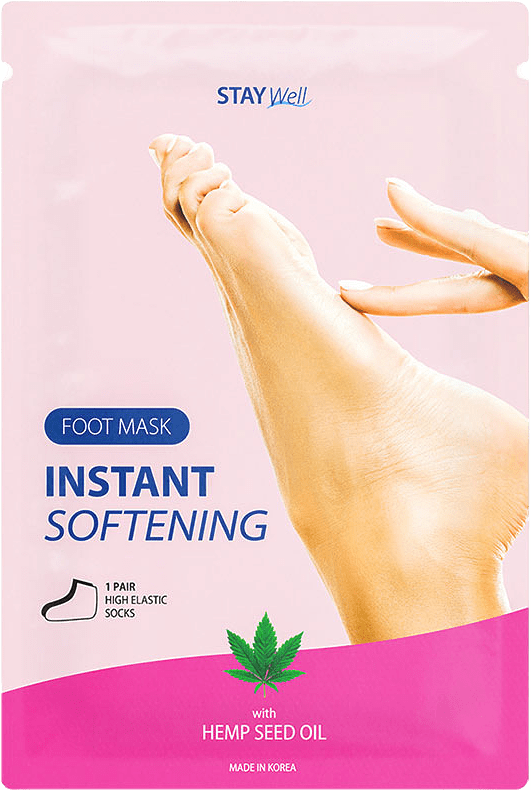 Hemp Seed Instant Softening Foot Mask, från Stay Well.