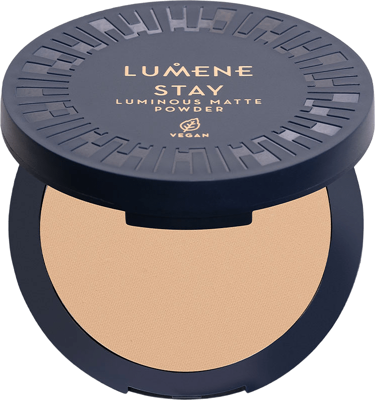 Stay Luminous Matte Powder, från Lumene, i färgen 3.