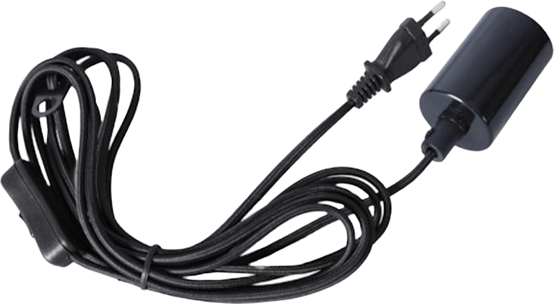 Upphäng Svart/svartE27, från Star trading, i färgen Black.