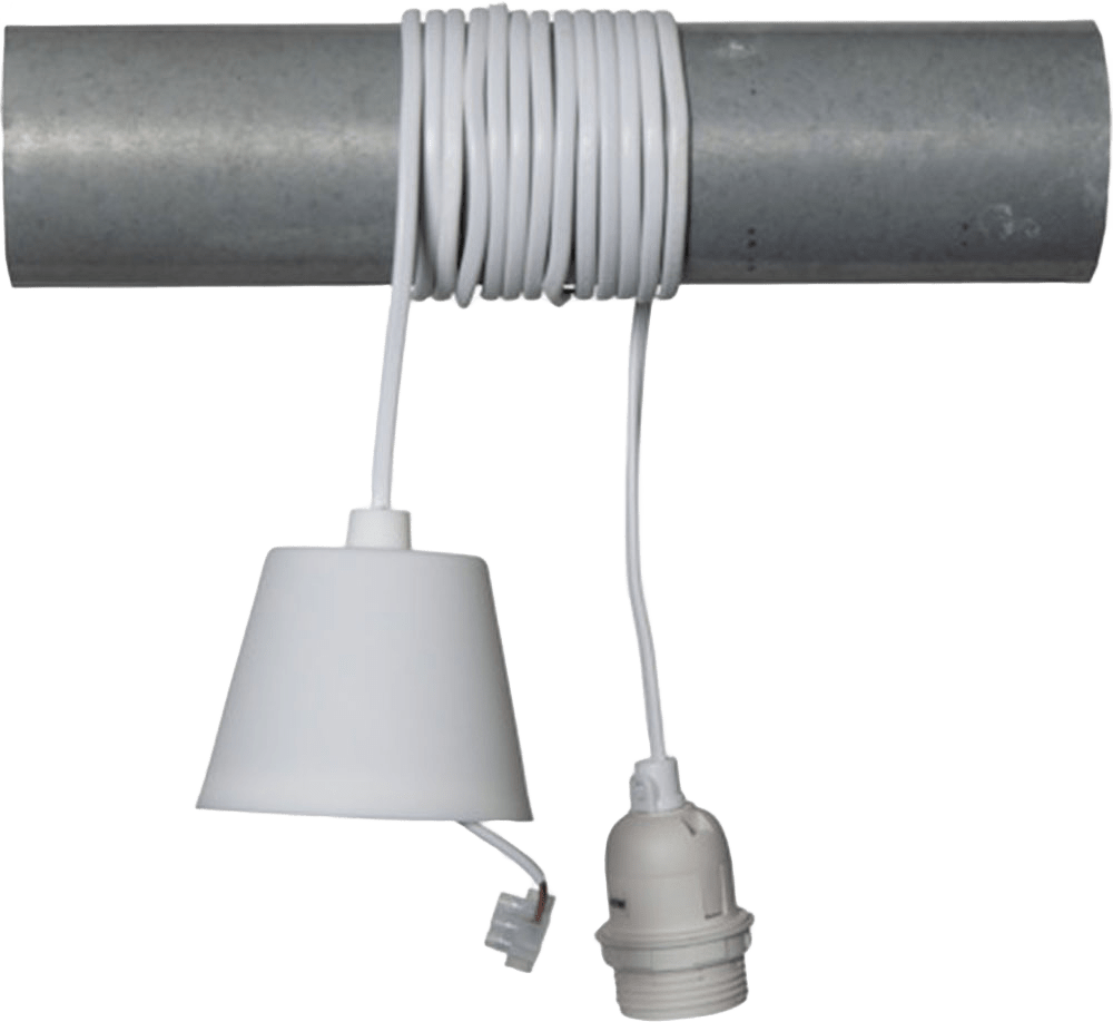 Takupphäng E27, från Star trading, i färgen White.