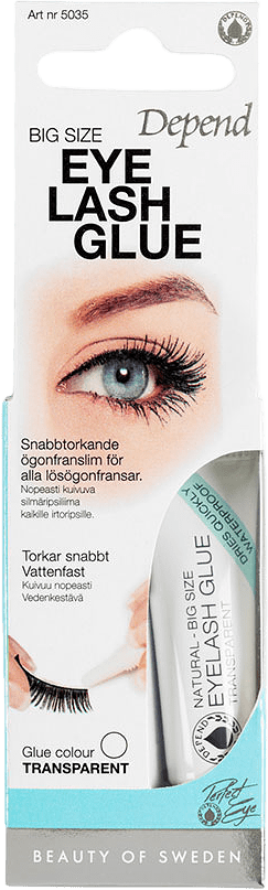 Perfect Eye Eyelash Glue Natural - Big size, från Depend.