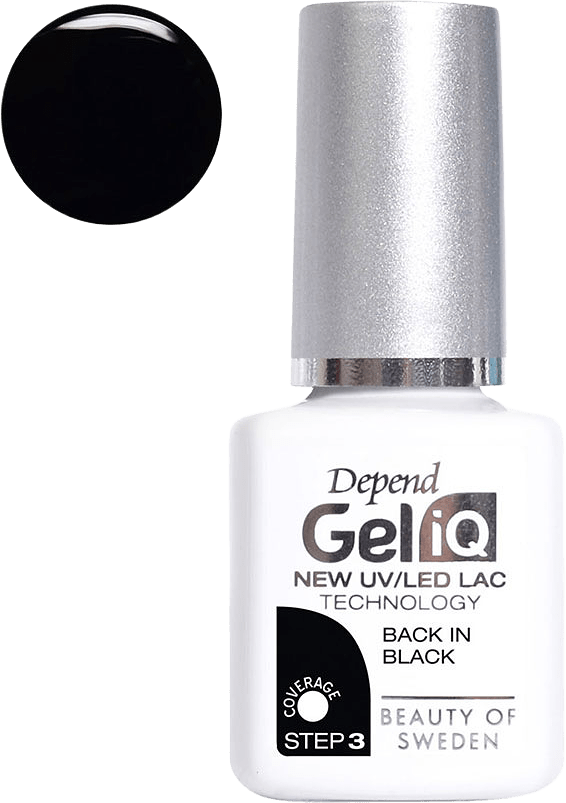 Gel iQ, från Depend, i färgen Back In Black.