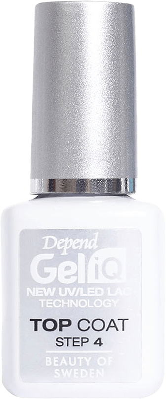 Gel iQ Top Coat, från Depend, i färgen Top Coat Step.