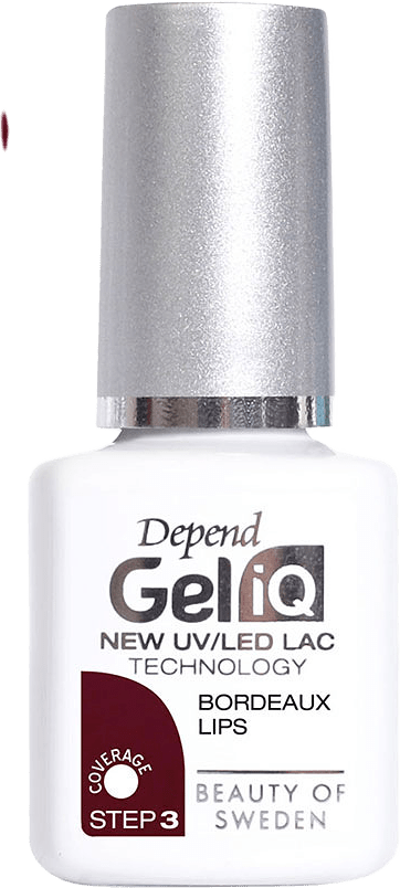 Gel iQ, från Depend, i färgen Bordeaux Lips.