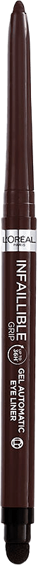 Infaillible Grip 36H Gel Automatic Eyeliner, från L'Oréal Paris, i färgen Brown Denim.