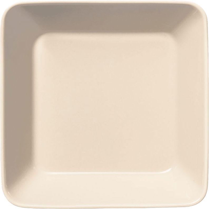 Teema tallrik 16x16cm linne, från Iittala, i färgen Linne.