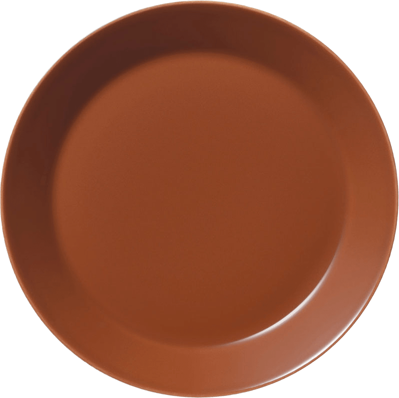 Teema tallrik 21cm vintage brun