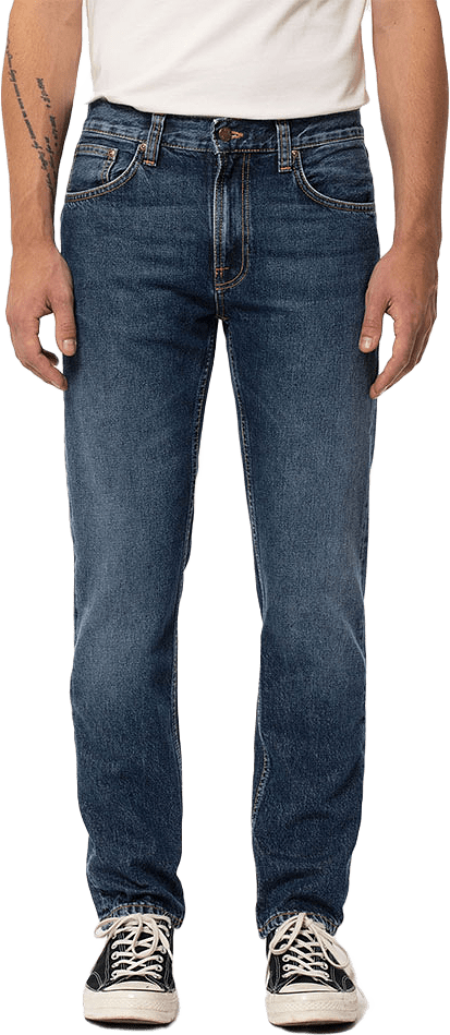 Gritty Jackson Jeans, från Nudie Jeans, i färgen Blue Slate.