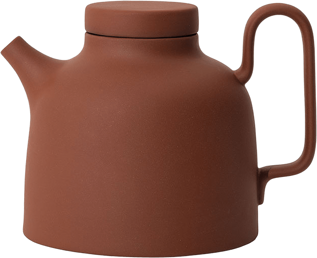 Tea Pot Sand Secret, från Design House Stockholm, i färgen Red Clay.