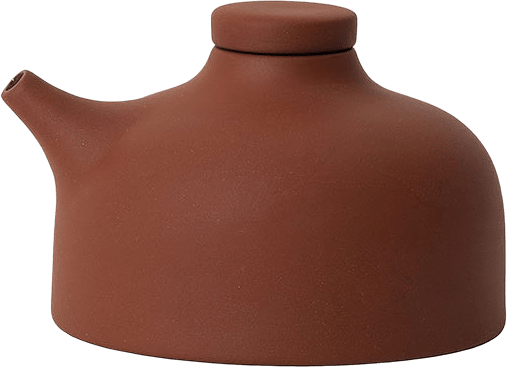 Soy Pot Sand Secret, från Design House Stockholm, i färgen Red Clay.