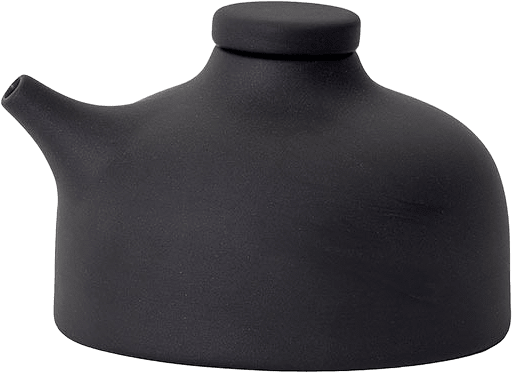 Soy Pot Sand Secret, från Design House Stockholm, i färgen Black Clay.