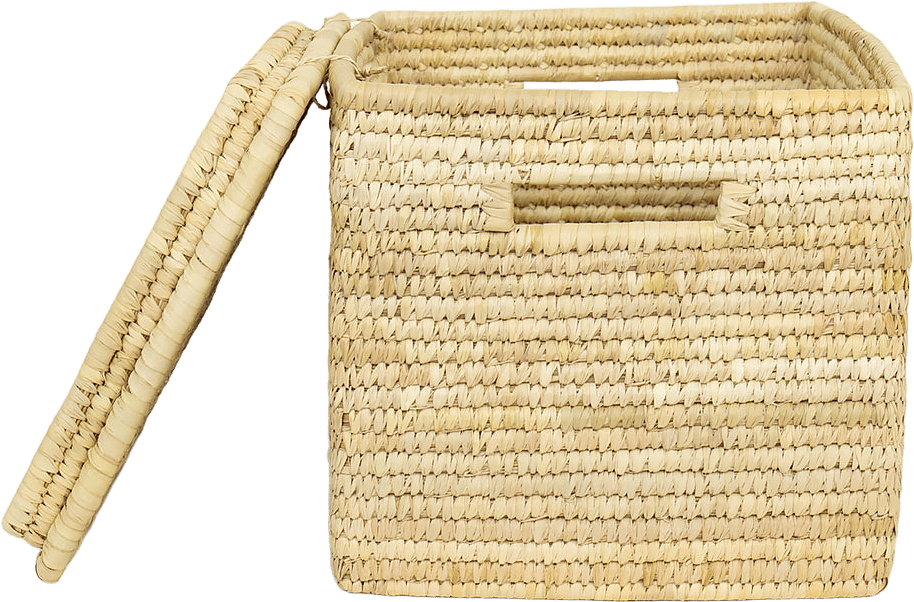 PALM COFFER Korg m lock, från A World of Craft, i färgen Natur.