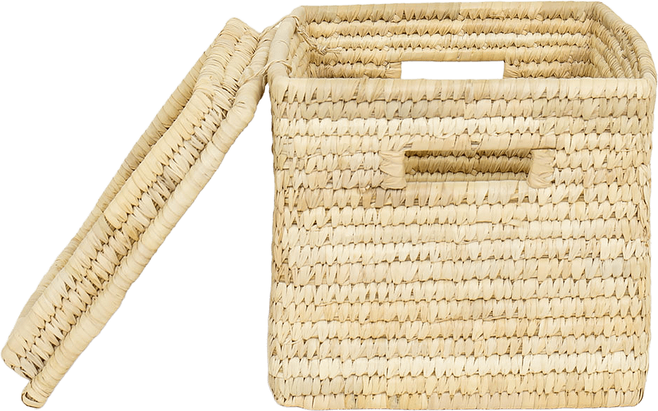 PALM COFFER Korg m lock, S, från A World of Craft, i färgen Natur.