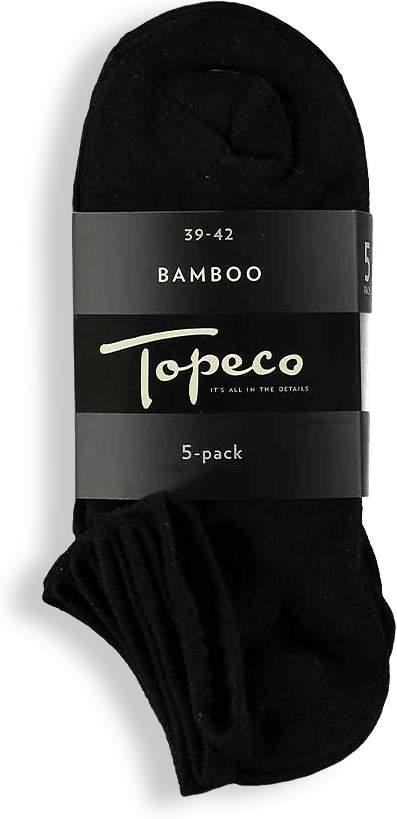 Sneakerstrumpa 5-pack Bambu