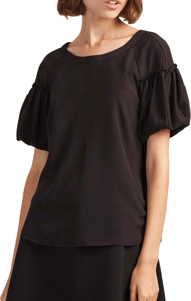 Puff sleeve blouse, från French Connection, i färgen Black.