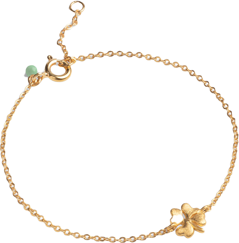 Armband, Organic Clover, från ENAMEL Copenhagen, i färgen 925s/Gp/M.