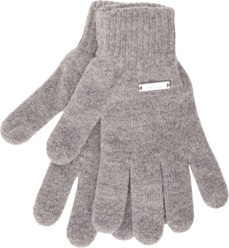 Lockö Glove, från Sätila, i färgen Grey Melange.