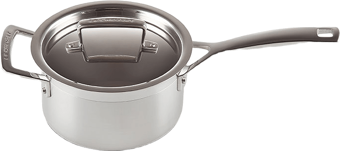 Kastrull 3-Ply Rostfritt Stål 1,9L, från Le Creuset, i färgen Rostfritt Stål.