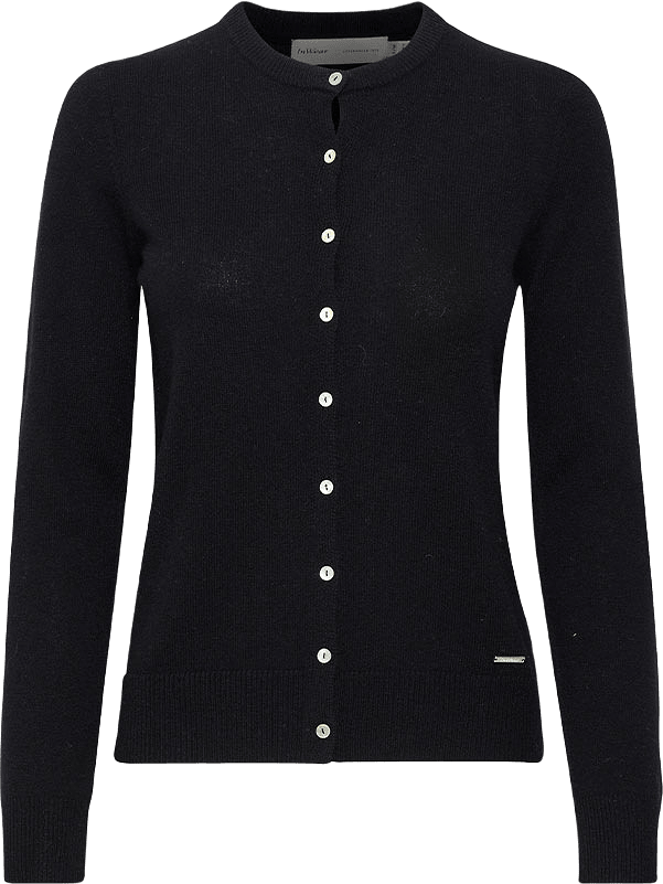 Lukka Cardigan, från Inwear, i färgen Black.