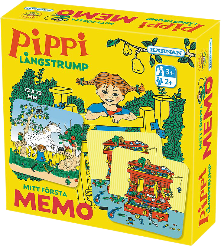 Pippi Långstrump memo, från PIPPI.
