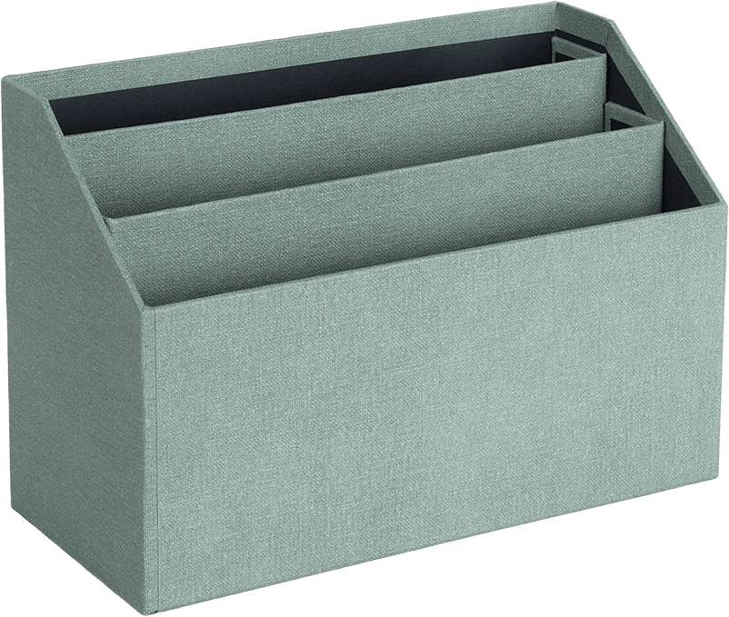 Hector, dokumentförvaring, från Bigso Box of Sweden, i färgen Soft Teal.