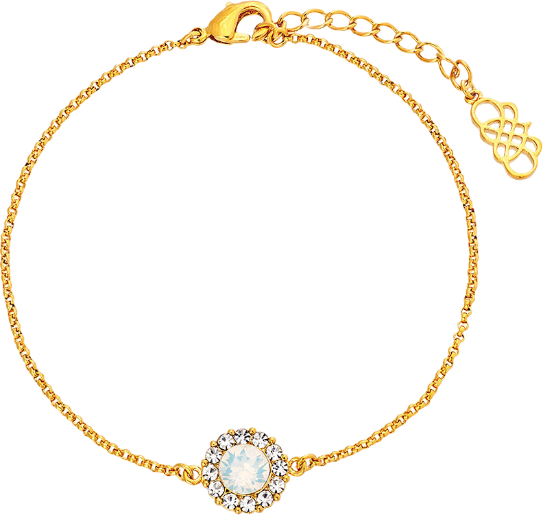 Celeste Bracelet - Ivory Opal, från Lily and Rose, i färgen Ivory Opal.