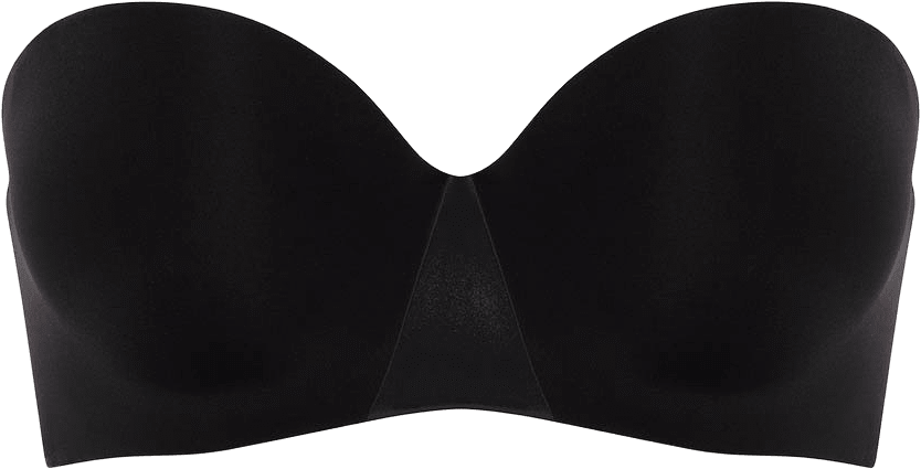 Essentiall Bandeau t-shirt bra, från Chantelle, i färgen Black.