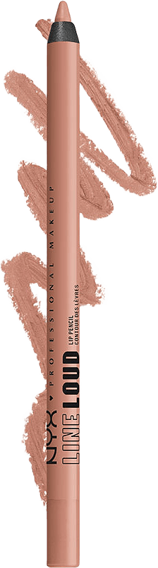 Line Loud Lip Pencil, från NYX Professional Makeup, i färgen Goal Crusher.