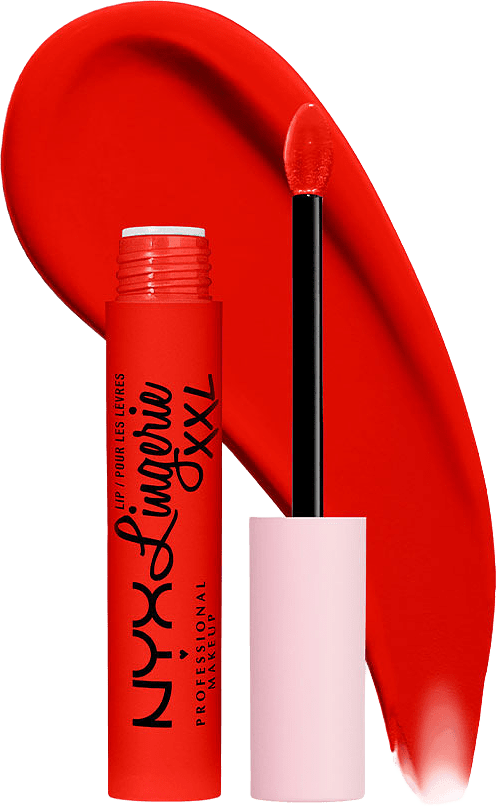 Lip Lingerie XXL Matte Liquid Lipstick, från NYX Professional Makeup, i färgen On Fuego.