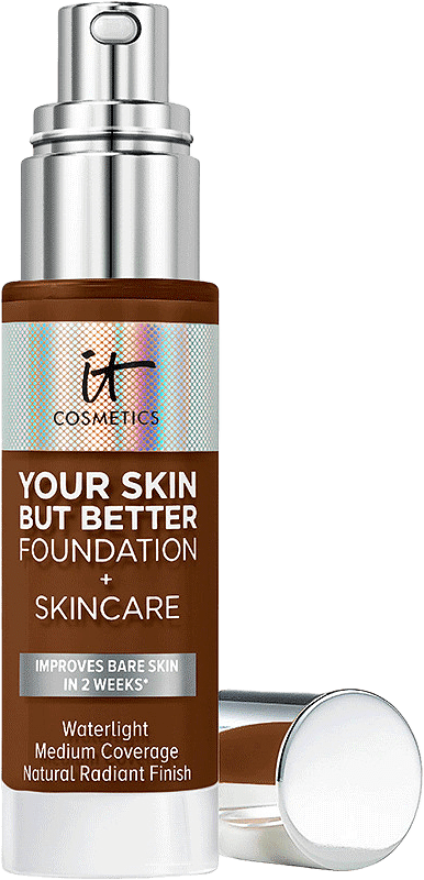Your Skin But Better Foundation + Skincare, från IT Cosmetics, i färgen Deep Neutral.