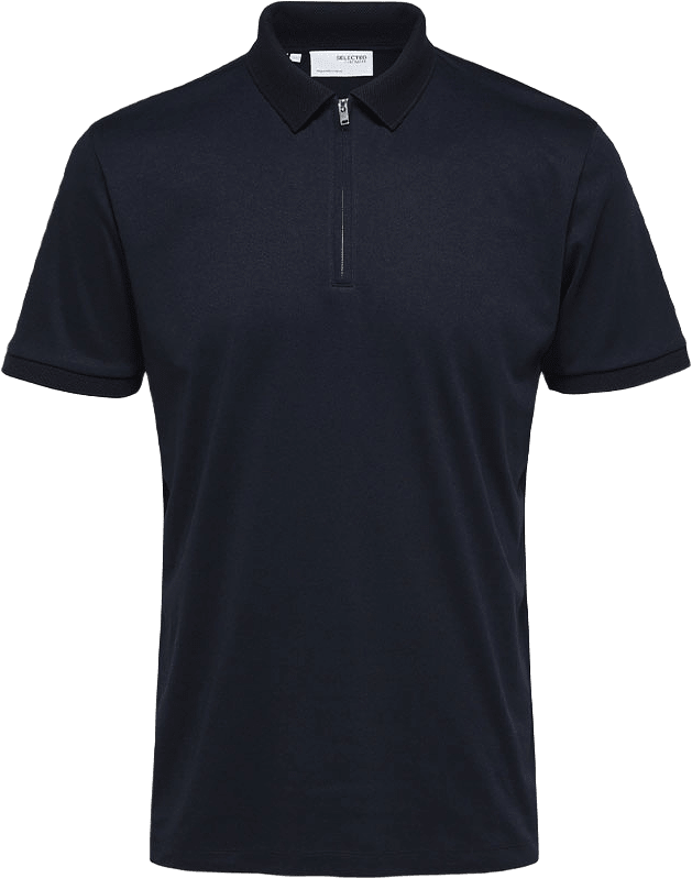 Pikétröja FAVE, från Selected Homme, i färgen Sky Captain.