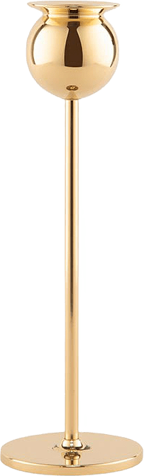 Tulpanljusstaken - small, från Skultuna, i färgen Mässing.