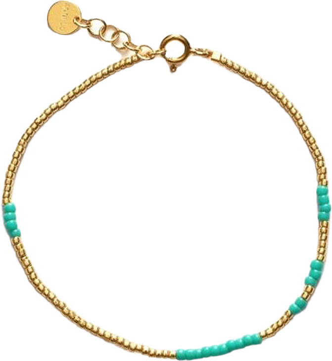 Asym Bracelet, från Anni Lu, i färgen Aqua.