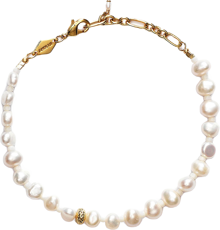 Stellar Pearly Bracelet, från Anni Lu, i färgen Gold.