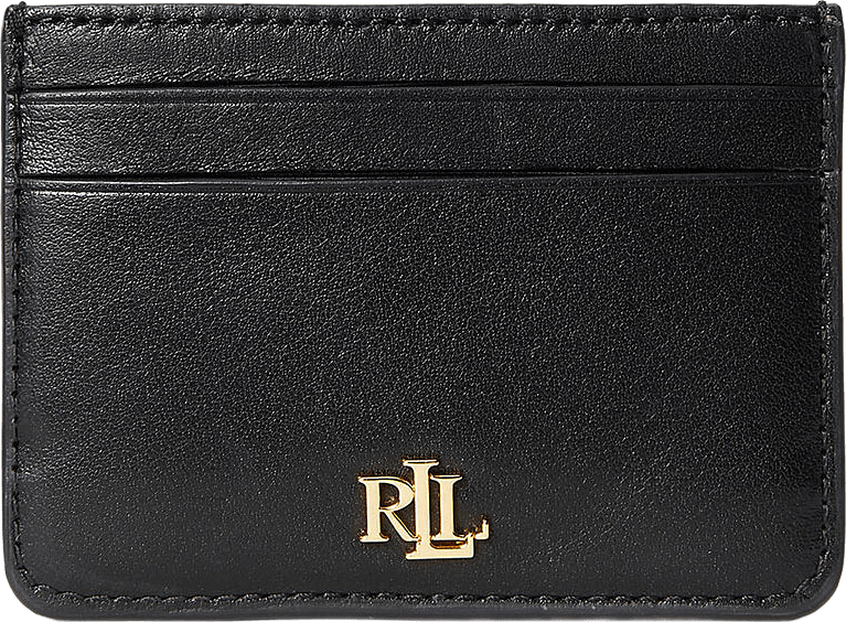 Smooth Leather Card Case, från Lauren Ralph Lauren, i färgen Black.