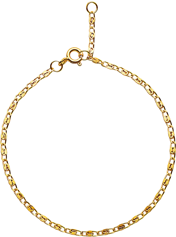 Eva Bracelet, från Maanesten, i färgen Gold Plated Silver.