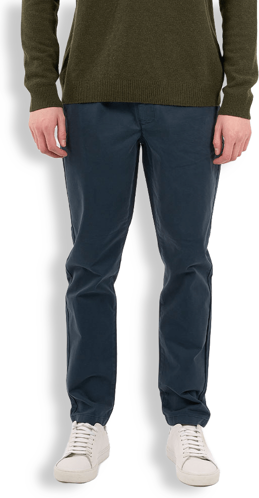 LUCA slim twill chino pants - GOTS/Vegan