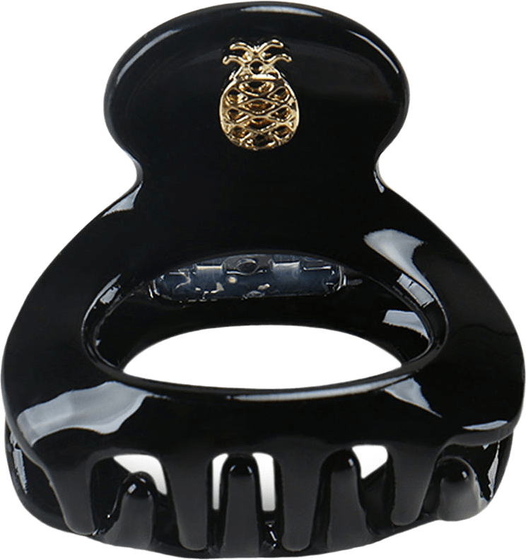 Small Hair Claw Glossy Black, från IA BON, i färgen Glossy Black.