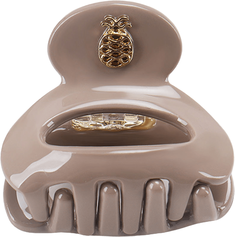 Small Hair Claw Taupe, från IA BON, i färgen Taupe.