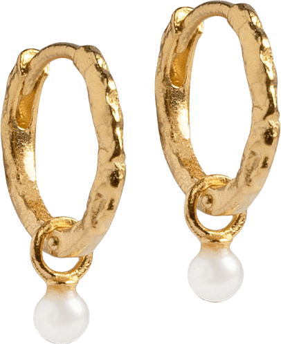 Örhängen, Bella Pearl, från ENAMEL Copenhagen, i färgen Pearl.
