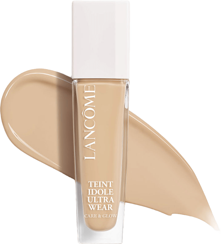 Teint Idole Ultra Wear Care & Glow 24H Healthy Glow Foundation, från Lancôme, i färgen 105w.
