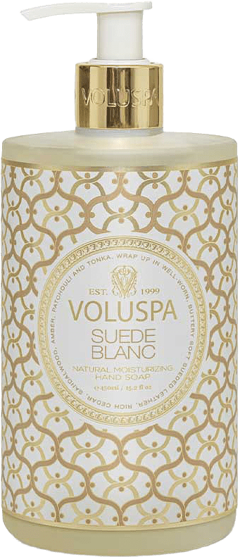 Hand Wash Suede Blanc, från Voluspa.