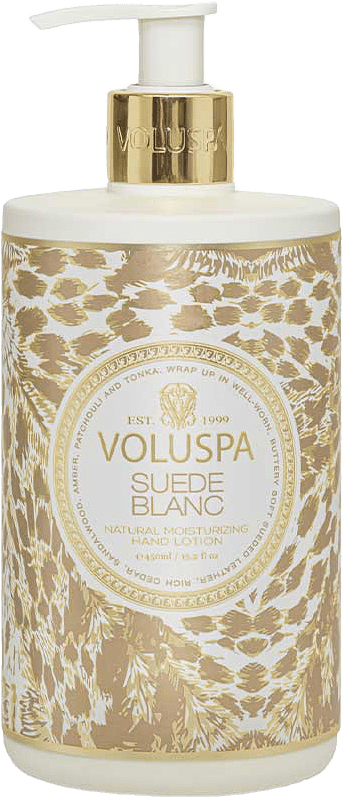 Hand Lotion Suede Blanc, från Voluspa.