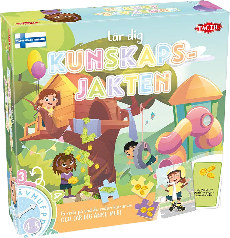 Barnspel Kunskapsjakten, från TACTIC.